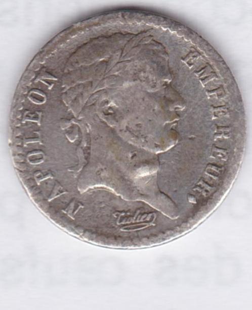 Franse munt: halve frank 1808 A - Napoleon I, Postzegels en Munten, Munten | Europa | Niet-Euromunten, Losse munt, Frankrijk, Zilver