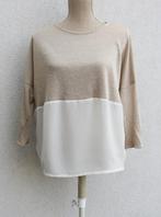 Jolie blouse Zara S, Comme neuf, Zara, Beige, Taille 36 (S)