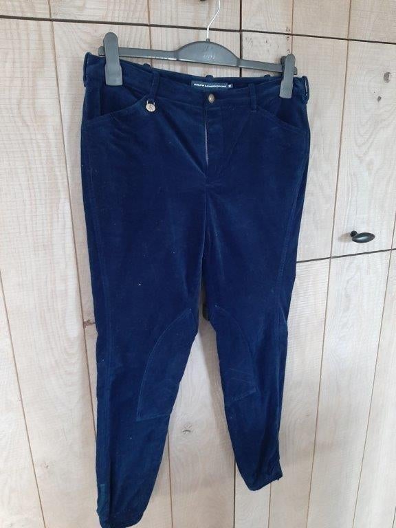 NIEUW! Zachte fluweel broek RALPH LAUREN MtEU40/US12, Vêtements | Femmes, Culottes & Pantalons, Comme neuf, Taille 38/40 (M), Bleu