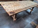 Tafel uit wagonplanken, Ophalen