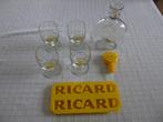 ricard setje met 4 glazen, Verzamelen, Ophalen of Verzenden