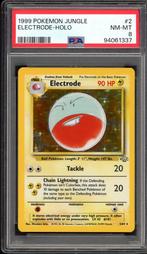 Électrode Holo PSA 8 - 2/64 - Jungle 1999, Envoi, Comme neuf, Cartes en vrac, Foil