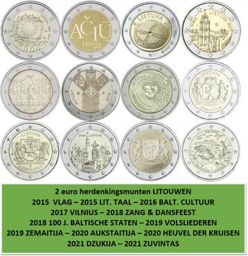 2 euro herdenkingsmunten Litouwen