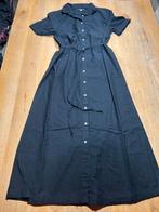 Zwarte hemdjurk Primark maat 36, Enlèvement ou Envoi, Taille 36 (S), Comme neuf, Sous le genou