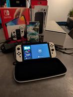 Nintendo Switch OLED comme neuve, boîte complète + Jeu Zelda, Ophalen, Zo goed als nieuw, Switch OLED, Met games