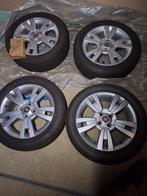 4 jantes avec pneus hiver, Gebruikt, Velg(en), 16 inch, Winterbanden