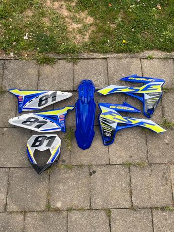 Kappenset sherco (beschadigd) + onderdelen beschikbaar voor biedingen