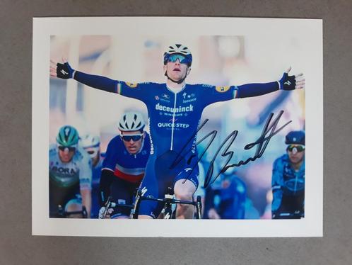 Handtekening op foto van Sam Bennett., Sport en Fitness, Wielrennen, Nieuw, Verzenden