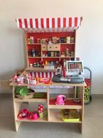 Speelgoedwinkel met toebehoren, Kinderen en Baby's, Speelgoed | Houten speelgoed, Ophalen of Verzenden, Zo goed als nieuw