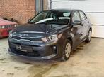 Kia Rio 1.2i Benzine EURO6 94.000km 2018 Navi Garantie, Voorwielaandrijving, Stof, Gebruikt, Zwart