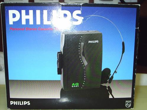 PHILIPS Stereo Cassette speler AQ6401, TV, Hi-fi & Vidéo, Decks cassettes, Simple, Philips, Envoi