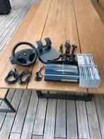 Platstation 3, PS3 + 21 games + accessoires, Ophalen, 40 GB, Phat, Met 2 controllers