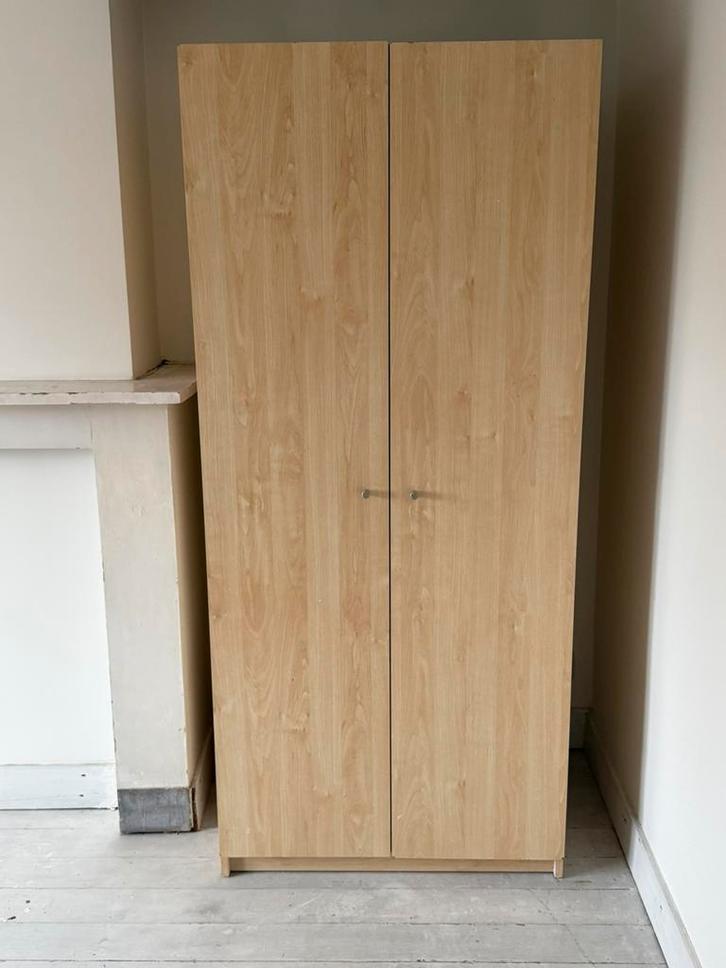 Gratis af te halen: 3 opbergkasten (lichte houtkleur), Huis en Inrichting, Kasten | Kleerkasten, Zo goed als nieuw, Ophalen