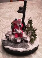 2 Kerstdorp beeldjes met verlichting, Ophalen of Verzenden, Zo goed als nieuw