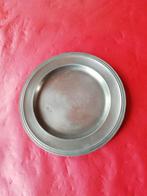 Assiette en étain 94% des potstainiers hutois. Pour 15€, Antiquités & Art, Enlèvement ou Envoi