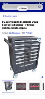 Servante d’atelier remplie, Bricolage & Construction, Boîtes à outils, Enlèvement, Neuf
