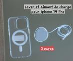 Coque protection + chargeur aimant iPhone 14 Pro, Telecommunicatie, Mobiele telefoons | Hoesjes en Screenprotectors | Apple iPhone