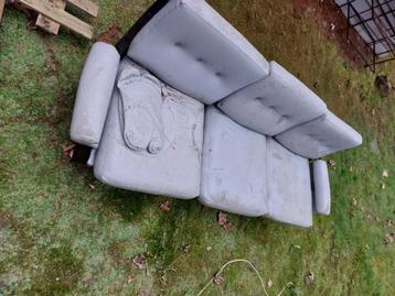 Gratis tuinlounge met polyester onderstel, Tuin en Terras, Tuinsets en Loungesets, Ophalen, Gebruikt, Bank, Loungeset