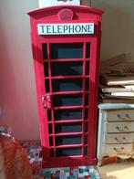 Armoire en forme de cabine de téléphone de Londres nikel, Comme neuf, Enlèvement ou Envoi