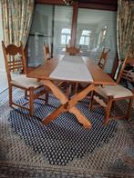 Eetkamer eik massief, Huis en Inrichting, Ophalen, Gebruikt, Klassiek, 4 tot 6 stoelen