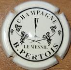 Capsule Champagne Bernard PERTOIS crème & noir nr 01, France, Champagne, Enlèvement ou Envoi, Neuf
