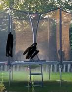Trampoline met net en alle accesoires. Diameter 350cl, Ophalen, Zo goed als nieuw