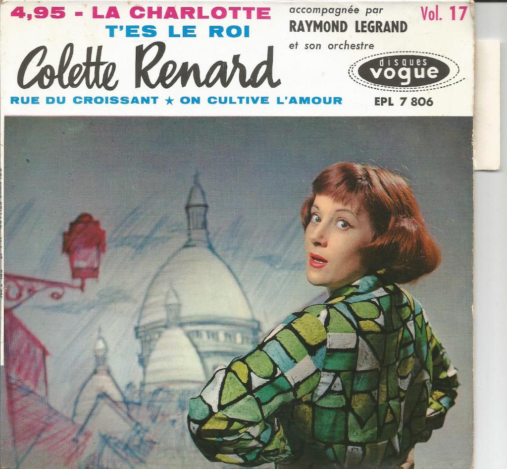 45T Colette Renard - Vol.17 4,95-La Charlotte - France 1960, CD & DVD, Vinyles Singles, Utilisé, EP, Pop, 7 pouces, Enlèvement ou Envoi