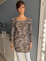 Lange zebratrui, Beige, Ophalen of Verzenden, Zo goed als nieuw, Maat 36 (S)