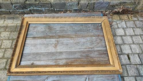 Groot gegoten houten frame, Huis en Inrichting, Woonaccessoires | Lijsten, Gebruikt, 75 cm of meer, 125 cm of meer, Hout, Ophalen