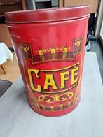 grote oude blikken doos "café", Antiek en Kunst, Verzenden