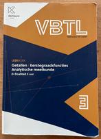 VBTL 3 – leerboek getallen & analytische meetkunde (D – 5 uu, Boeken, ASO, Wiskunde A, Die keure, Ophalen