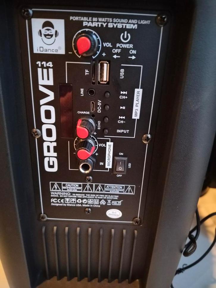 Bluetooth box 80W, Musique & Instruments, Amplis | Clavier, Moniteur & Sono, Enlèvement ou Envoi