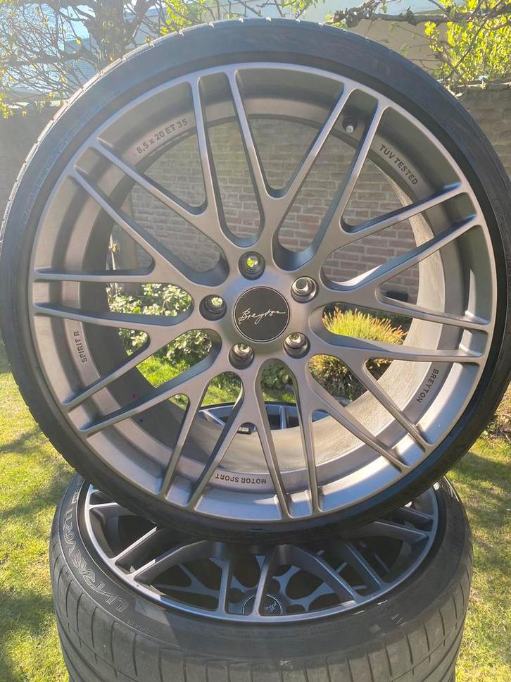 20 Inch Breyton Spirit R BMW 3/4 Serie 5x120, Auto-onderdelen, Banden en Velgen, Banden en Velgen, Zomerbanden, 20 inch, 225 mm