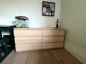 Ikea Malm ladekast met 6 lades, 25 à 50 cm, 5 tiroirs ou plus, Moins de 100 cm, 150 à 200 cm