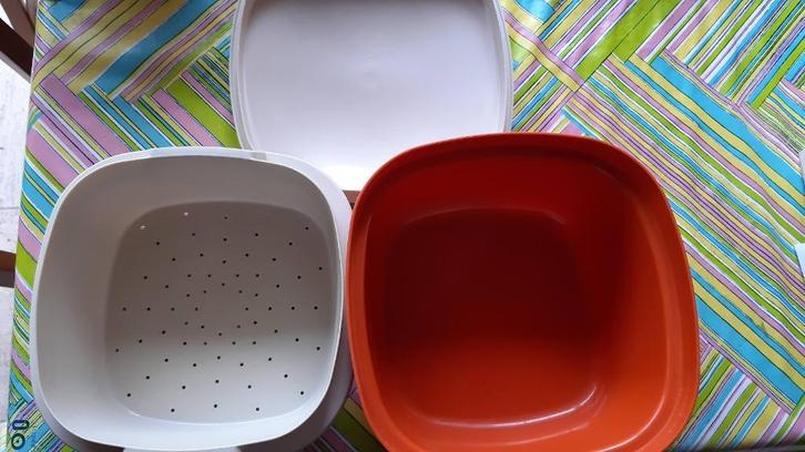 Stomen, garen, ontdooien, serveerwonder perfecte staat, Huis en Inrichting, Keuken | Tupperware, Zo goed als nieuw, Overige typen