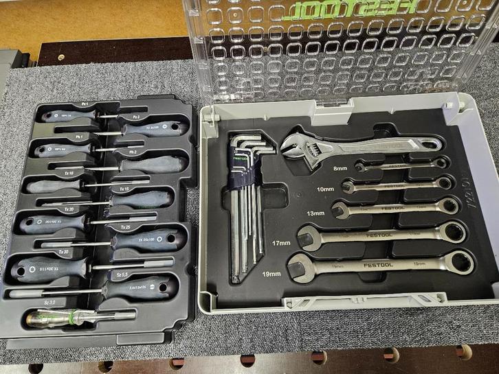 FESTOOL SYSTAINER DE TOURNEVIS ET CLEFS réf 205746, Doe-het-zelf en Bouw, Gereedschapskisten, Nieuw, Ophalen of Verzenden