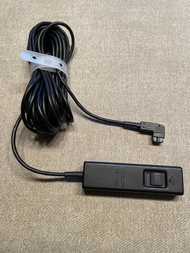 Draadontspanner Minolta / Sony, Audio, Tv en Foto, Fotocamera's Digitaal, Gebruikt, Spiegelreflex, Minolta, Geen optische zoom