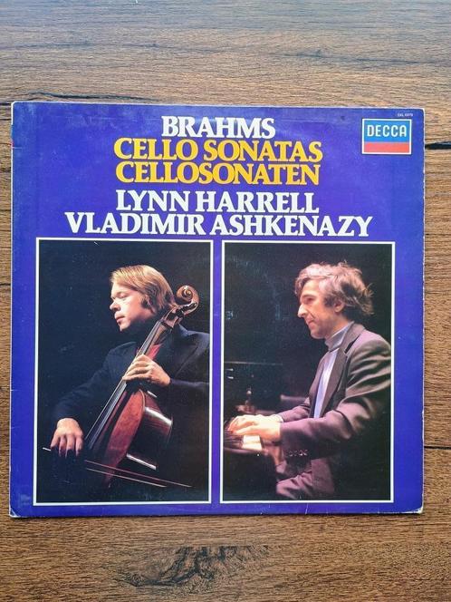 Brahms - Cello Sonatas (Harrell, Ashkenazy), Cd's en Dvd's, Vinyl | Klassiek, Zo goed als nieuw, 12 inch, Ophalen of Verzenden