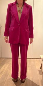 Damespak fluweel/ velvet fushia - roze, Kleding | Dames, Overige typen, Ophalen of Verzenden, Zo goed als nieuw, Roze
