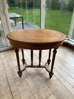 Ovale bijzet/koffie tafel vintage antiek, Ophalen