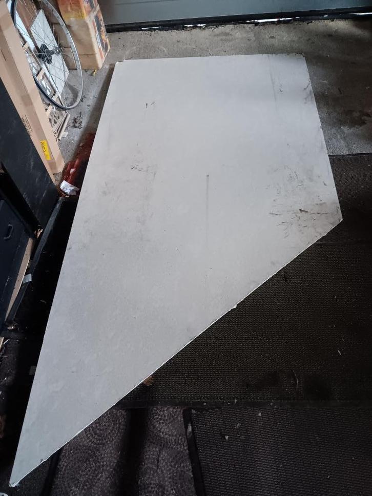 Vuurvaste plaat (klein stuk afgesneden), Promatec H, Doe-het-zelf en Bouw, Platen en Panelen, Gebruikt, Overige materialen, Minder dan 20 mm