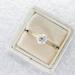 Nieuwe ring, 0.50 karaat,diamanttest positief!, Bijoux, Sacs & Beauté, Bagues, Avec pierre précieuse, Argent, Femme, 17 à 18