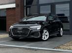 Audi A3 Sportback 40TFSIe PHEV S-LINE/3J GARANTIE/ACC/CAM, Auto's, Audi, Stof, 4 cilinders, Zwart, 5 deurs