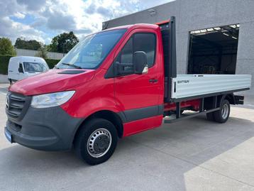 Mercedes Sprinter 516cdi met nieuwe open laadbak  beschikbaar voor biedingen