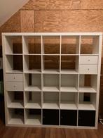 Gebruikte kallax kast (ikea) met deuren en schuifjes, Huis en Inrichting, Kasten | Wandmeubels, Ophalen, Gebruikt, 150 tot 200 cm
