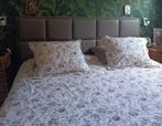 Donkergrijze boxspring met matras, Huis en Inrichting, Slaapkamer | Boxsprings, Ophalen, Zo goed als nieuw, 180 cm, 200 cm