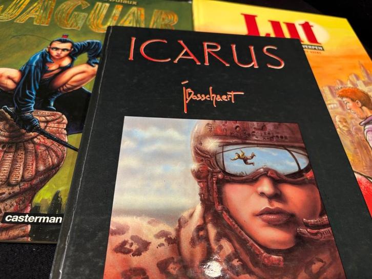 JAN BOSSCHAERT - 3 items Nederlandstalig, Boeken, Stripverhalen, Zo goed als nieuw, Meerdere stripboeken, Ophalen of Verzenden