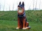Statue de chien de berger XL - 85 cm - Polystone, Enlèvement ou Envoi, Synthétique, Animal