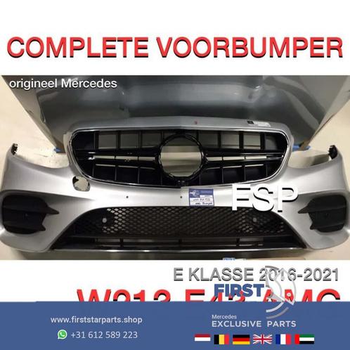 W213 AMG E43 E53 VOORBUMPER Mercedes E Klasse 2016-2021 ZILV, Auto-onderdelen, Carrosserie, Bumper, Mercedes-Benz, Voor, Gebruikt