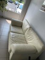 Beige 3-zit 100cm diep en 190 cm lang, Ophalen, Overige materialen, Gebruikt, Landelijk modern
